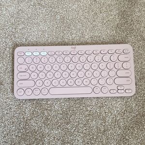 Pink logi keyboard